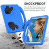 For iPad 10th Gen 10.9 2022 Children EVA Shockproof Tablet Case with Thumb Bracket(Blue)