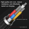 ROMOSS  CB12B 2.4A 8 Pin Fast Charging Cable For IPhone / IPad Data Cable 1.5m(Gray Black)