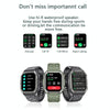 KR06 Waterproof Pedometer Sport Smart Watch, Support Heart Rate / Blood Pressure Monitoring / BT Calling (Camouflage Green)