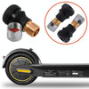 For Ninebot MAX G30 2pcs Scooter Tires Vacuum Nozzle(Black)