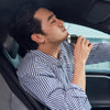 Rechargeable Travel Electric Shaver Portable Elbow Mini Floating Head Shaver(Black)