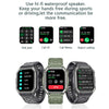 K6 1.8 inch IP67 Waterproof Smart Watch, Support Heart Rate / Sleep Monitoring(Grey)