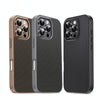 For iPhone 13 Pita Series TPU + PC Texture Phone Case(Black)
