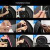 Car Wheel General TPE Protection Ring Bumper Wheel Decoration Modification Supplies(Pink)