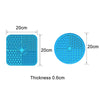 Silicone Lick Mat for Dogs & Cats - Blue, 20cm
