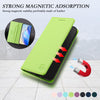 For Samsung Galaxy A03s US 165.8mm RC01 Dual-Folded Magnetic Suction RFID Leather Phone Case(Grass Green)