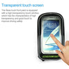 BaseCamp BC-305 Bicycle Phone Bags Mountain Road Bike Front Head Top Frame Handlebar Bag with Transparent Window & Sun Visor for 5.8 Inch 15x8cm and Below Smartphones(Green)