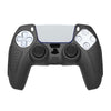 For PS5 Gamepad Silicone Protective Case Anti-Skid Soft Silicone Cover, Color: White