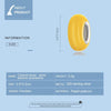 S925 Sterling Silver Color Silver Silicone Beads DIY Bracelet Necklace Accessories(Yellow)