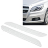 2 PCS Universal Car Auto Rubber Body Bumper Guard Protector Strip Sticker(White)