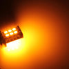 2 PCS 1157/BAY15D 3W 15 SMD-3528-LEDs Car Turn Light, DC 12V(Yellow Light)