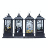 2 PCS Halloween Decoration Props LED Portable Small Wind Lantern(Pumpkin Witch)