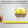 Aoben Retractable Ruler Measuring Tape Portable Pull Ruler Mini Tape Measure, Length: 7.5m Width: 25mm