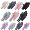 1 Pair XC-14 Riding Driving Sunscreen Anti-UV Fingerless Ice Silk Gloves, Style: Honeycomb (Black)