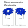 4sets Car Universal Wiper Hole Protective Cover PVC Dustproof Snowproof Wiper Pad(Blue Small Hole)