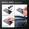 TOPK D21 Car Mobile Phone Holder Magnetic Universal In-car Phone Holder Stand(Black)
