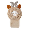 For iPhone 14 Reindeer Hat Plush Full Coverage Phone Case