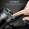 Cup Car Charger Dual USB Corded Cigarette Lighter Mobile Phone Charger(Black)