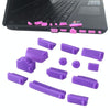 13 in 1 Universal Silicone Anti-Dust Plugs for Laptop(Purple)