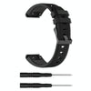 For Garmin Fenix5 (22mm) Silicone Watch Band(Black)