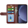For Samsung Galaxy S25+ 5G R64 Texture Horizontal Flip Leather Phone Case(Brown)