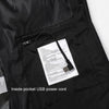 Dual Control Switch Smart USB Heating Down Vest, Size: XL(Black)