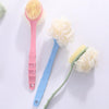 Long Handle Bath Brush Soft Hair Bath Brush with Massage Back Brush(Blue)