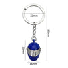 Simulation Cool Motorcycle Keychain Metal Decoration Pendant, Style: X-224 Blue