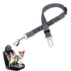 Reflective Dog Car Seat Belt, Telescopic, Grey, 47-70cm