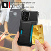 For Samsung Galaxy A73 5G ZM02 Card Slot Holder Phone Case(Black)