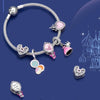 SCC2207 Castle DIY Bracelet Pearl Pink Retro Fantasy Pendant Jewelry Accessories