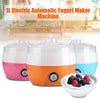 Electric Automatic Yogurt Maker Machine Yoghurt DIY Tool Kithchen Plastic Container 220V Capacity: 1L(Pink)
