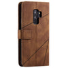 For Samsung Galaxy S9 Plus Skin Feel Splicing Horizontal Flip Leather Case with Holder & Card Slots & Wallet & Photo Frame(Brown)