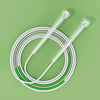 Children Speed Skipping Sports Rope, Style: 3 Sections 2.4m (White Green)