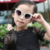 Fashion Baby Girls and Boys Cat Eyes Sunglasses Anti-UV Sunglasses(Pink)