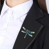 Retro Oil-Dripping Enamel Dragonfly Brooch(Purple)