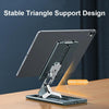 028 Portable Foldable Aluminum Alloy Phone Live Holder(Blue)