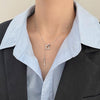 Ladies Light Luxury Bowknot Necklace Clavicle Chain, Specification:XL1570