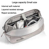 DEVASO Handheld Universal Storage Bag Crossbody Bag(Silver Enlarge)