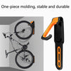 BG-R16 Bicycle Folding Wall Movable Hook Bicycle Mountain Bike Display Rack Parking Rack(Black Orange)