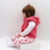 NPK Adorable Lifelike Silicone Baby Girl Doll