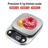 Small Multifunctional Kitchen High Precision Electronic Scale LCD Digital Display Food Scale, Model: 3kg/ 0.1g