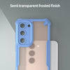 For Samsung Galaxy S23 5G Armor Glaze PC Hybrid TPU Phone Case(Blue)