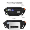 Multifunctional Chest Bag Shoulder Messenger Bag, Model: Gray+Badge+Lanyard