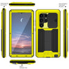 For Samsung Galaxy S25 Ultra 5G R-JUST Sliding Camera Life Waterproof Holder Phone Case(Yellow)