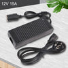 220V To 12V Power Converter 15A Car to Household Power Adapter, Plug Type: UK Plug