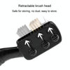 PGM SZ008 Golf Club Brush Retractable Multifunctional Cleaning Brush Golf Accessories(Black)