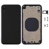 iPhone XR Back Glass Replacement, Black - Camera Lens & SIM Tray