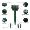 RC-544 Outdoor Solar Ultrasonic Infrared Sensor Animal Repeller(Dark Green)