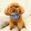 Love Blue Pet Bib | Small Dog & Cat Scarf | Absorbent Triangle Drool Towel